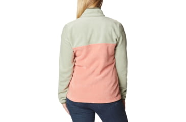 Image of Columbia Benton Springs Half Snap Fleece Pullover - Womens, Faded Peach/Safari/Stone Green, Medium, 1860991852FddPhSfrStnGnM