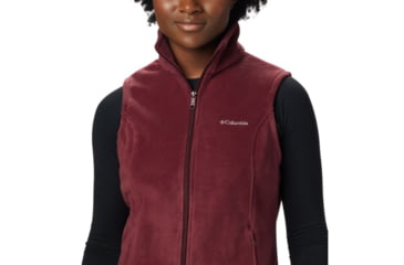 Image of Columbia Benton Springs Vest, Rich Wine, Extra Small - Womens, 1372121624-XS