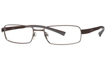 Image of Columbia Big Cypress Progressive Prescription Eyeglasses - Frame Shiny Brown/Brown-Tank, Size 57/18mm CBBIGCYPRESS03