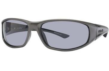 Image of Columbia Borrego Single Vision Prescription Sunglasses CBBORREGOPZ610 - Frame Color Metallic Gunmetal-Matte Black