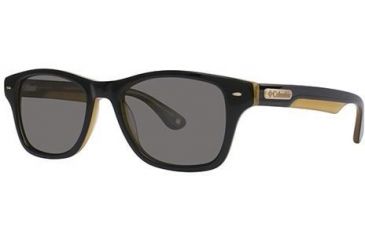 Image of Columbia Bridger Sunglasses - Frame Black/Gold, Size 51/17mm CBBRIDGERPZ604