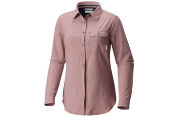 Image of Columbia Bryce Canyon Stretch Long Sleeve Shirt - Womens, Nocturnal Texture Plaid, S 1773651591S