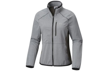 Image of Columbia Bryce Canyon Wind Jacket - Womens, Black Heather, Black, S, 1773621010S