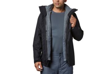 Image of Columbia Bugaboo II Fleece Interchange Jacket, Black, 2XL - Mens, 1800661010-XXL