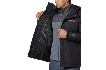 Image of Columbia Bugaboo II Fleece Interchange Jacket, Black, 2XL - Mens, 1800661010-XXL