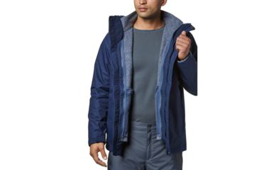 Image of Columbia Bugaboo II Fleece Interchange Jacket, Collegiate Navy, 2XL - Mens, 1800661464-XXL