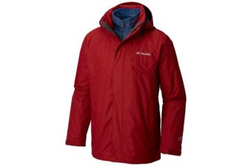 Image of Columbia Bugaboo II Fleece Interchange Jacket - Mens, Red Element, Small, 1800661611-S