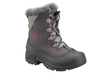 Image of Columbia Bugaboot II Winter Boot - Girls Youth-Shale/Rose-5 Youth
