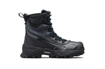 Image of Columbia Bugaboot Plus IV Omni-Heat Boot - Mens, Black/Phoenix Blue, 9.5 US, Medium, 1791201010-9.5
