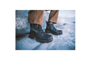 Image of Columbia Bugaboot Plus IV Omni-Heat Boot - Mens, Black/Phoenix Blue, 9.5 US, Medium, 1791201010-9.5