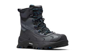 Image of Columbia Bugaboot Plus IV Omni-Heat Boot - Mens, Black/Phoenix Blue, 9.5 US, Medium, 1791201010-9.5
