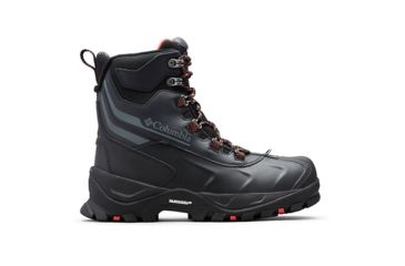 Image of Columbia Bugaboot Plus IV Omni-Heat Boot - Womens, Black/Sunset Red, 9 US, Medium, 1791271010-9