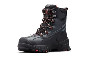 Image of Columbia Bugaboot Plus IV Omni-Heat Boot - Womens, Black/Sunset Red, 9 US, Medium, 1791271010-9
