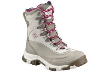 Image of Columbia Bugaboot Plus Omni-Heat Michelin Winter Boot - Women's-Sea Salt/Deep Blush-Medium-11