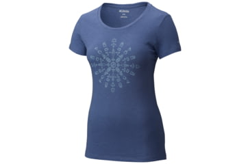 Image of Columbia Camp Columbia Short Sleeve T-Shirt - Women's-Bluebell-Large
