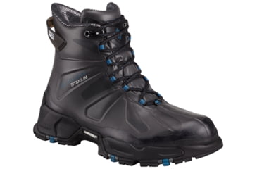 Image of Columbia Canuk Titanium Omni-Heat OutDry Extreme Winter Boot - Men's-Black/Phoenix Blue-Medium-10