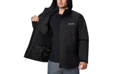 Image of Columbia Chuterunner II Jacket - Mens, Black Heather, Extra Large, 1864341010-XL