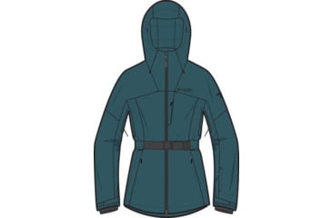 Image of Columbia Cirque Bowl Insulated Jacket - Womens, Everblue, Extra Large, 2085591-429-XL