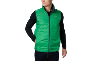 Image of Columbia CLG Lake 22 Reversible Vest, ND - Coll Navy, Fuse Green, M - Mens, 1809301430-M