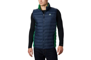 Image of Columbia CLG Lake 22 Reversible Vest, ND - Coll Navy, Fuse Green, M - Mens, 1809301430-M