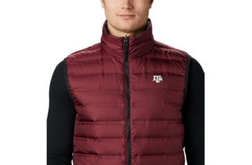 Image of Columbia CLG Lake 22 Reversible Vest, TAM - Deep Maroon, Black, 2XL - Mens, 1809301627-XXL