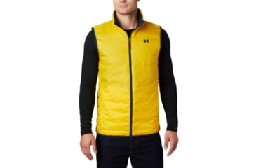 Image of Columbia CLG Lake 22 Reversible Vest, UM - Coll Navy, Coll Yellow, 2XL - Mens, 1809301425-XXL