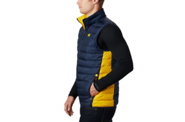 Image of Columbia CLG Lake 22 Reversible Vest, UM - Coll Navy, Coll Yellow, 2XL - Mens, 1809301425-XXL
