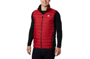 Image of Columbia CLG Lake 22 Reversible Vest, WAZ - Red Velvet, Black, 2XL - Mens, 1809301687-XXL