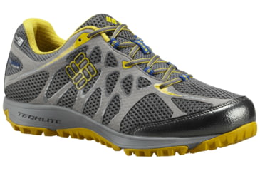 Image of Columbia Conspiracy Titanium Outdry Hiking Shoe - Men's-Charcoal/Azul-Medium-9