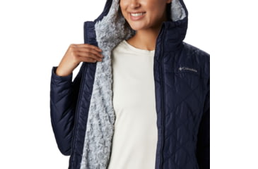 Image of Columbia Copper Crest Hooded Jacket - Womens, Dark Nocturnal, Medium, 1761431472Dark NocturnalM