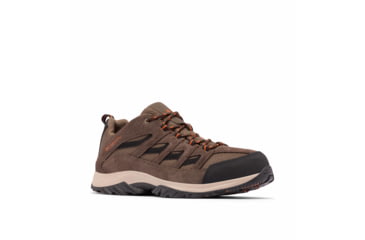 Image of Columbia Crestwood Hiking Shoes - Mens, Camo Brown/Heatwave, 9, 1781y