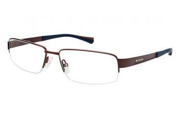 Image of Columbia Cuyuna Progressive Prescription Eyeglasses - Frame Brown/Navy, Size 55/16mm CBCUYUNA03