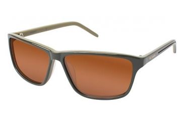 Image of Columbia Demming Single Vision Prescription Sunglasses CBDEMMING03 - Frame Color Bark/Green