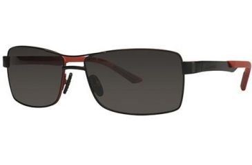 Image of Columbia Double Blaze Sunglasses - Frame Shiny Black/Red Element, Size 59/15mm CBDOUBLEBLAZEPZ02