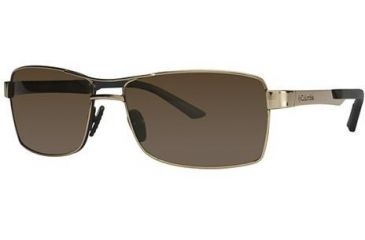 Image of Columbia Double Blaze Sunglasses - Frame Shiny Gold/Black, Size 59/15mm CBDOUBLEBLAZEPZ04