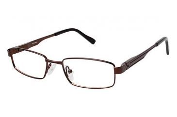Image of Columbia Eagle Rock Single Vision Prescription Eyeglasses - Frame BROWN, Size 47/16mm CBEAGLERK03