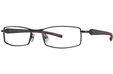 Image of Columbia Elias Progressive Prescription Eyeglasses - Frame Gunmetal/Red, Size 54/16mm CBELIAS02