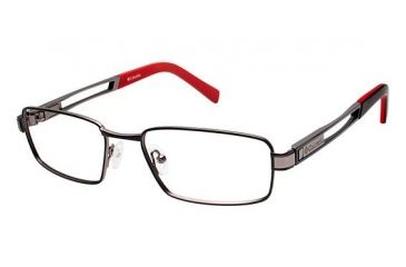 Image of Columbia ELK HORN Progressive Prescription Eyeglasses - Frame BLACK/RED, Size 54/18mm CBELKHORN02