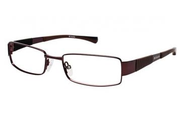 Image of Columbia Ely Progressive Prescription Eyeglasses - Frame Matte Brown/Black, Size 53/18mm CBELY02