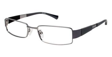 Image of Columbia Ely Progressive Prescription Eyeglasses - Frame Matte Light Gunmetal/Black, Size 53/18mm CBELY01