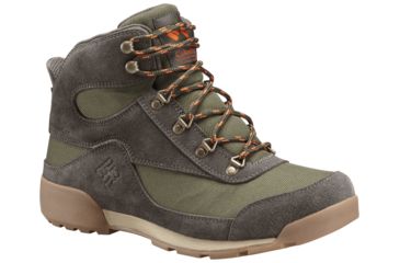 Image of Columbia Endicott Classic Mid Waterproof Casual Boot - Men's-Nori/Heatwave-Medium-11