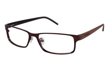 Image of Columbia Eriksson Single Vision Prescription Eyeglasses - Frame Brown with Dk Brown, Size 53/16mm CBERIKSSON01