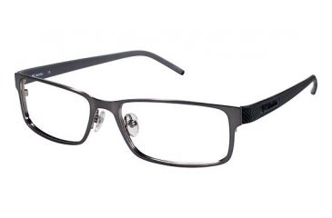 Image of Columbia Eriksson Single Vision Prescription Eyeglasses - Frame Gun w. Black, Size 53/16mm CBERIKSSON02