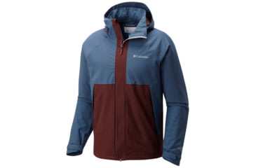 Image of Columbia Evolution Valley Lightweight Rain Jacket - Mens, Elderberry, Whale, L 1773841521L