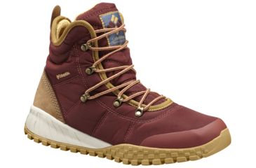 Image of Columbia Fairbanks Omni-Heat Winter Boot - Men's-Deep Rust/Whale-Medium-9.5