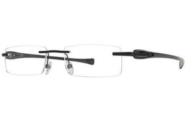 Image of Columbia FAST TREK 2 Single Vision Prescription Eyeglasses - Frame BLACK: BLACK - DECO YELLOW; BLACK: BLACK - DECO YELLOW FADE, Size 51/18mm CBFASTTREK201
