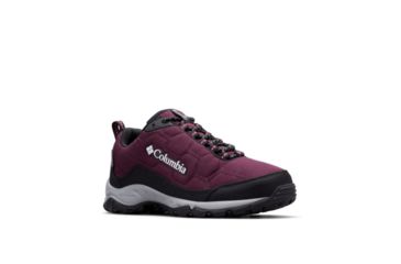 Image of Columbia Firecamp III Waterproof Hiking Boots - Womens, Black Cherry, White, Medium, 6, 1865241639-6