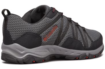 Image of Columbia Firecamp Knit Trail Shoes - Mens, Graphite/Fiery Red, Medium, 9.5, 1831931053-9.5