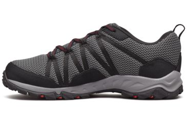 Image of Columbia Firecamp Knit Trail Shoes - Mens, Graphite/Fiery Red, Medium, 9.5, 1831931053-9.5