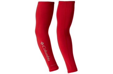 Image of Columbia Freezer Zero Arm Sleeves - Unisex, Mountain Red, Graphic, Large/Extra Large, 1507651613-L/XL